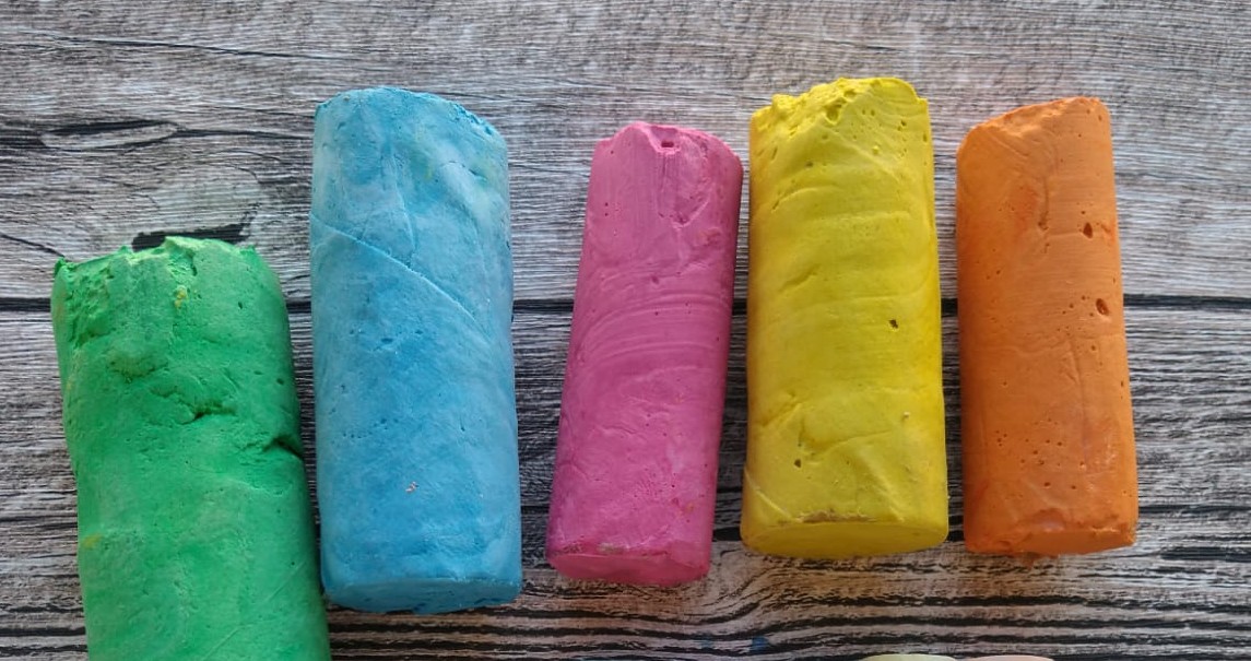 selbstgemachte Kreide